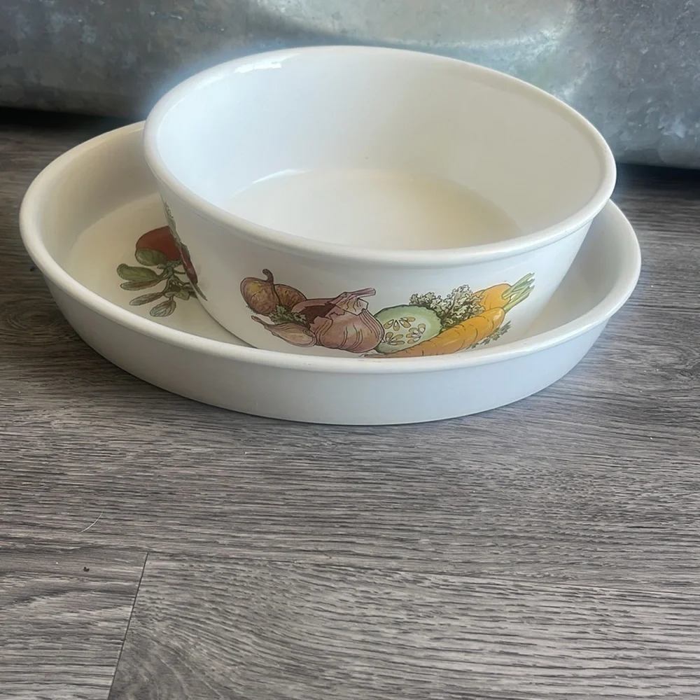 Wedgwood vintage two piece casserole set